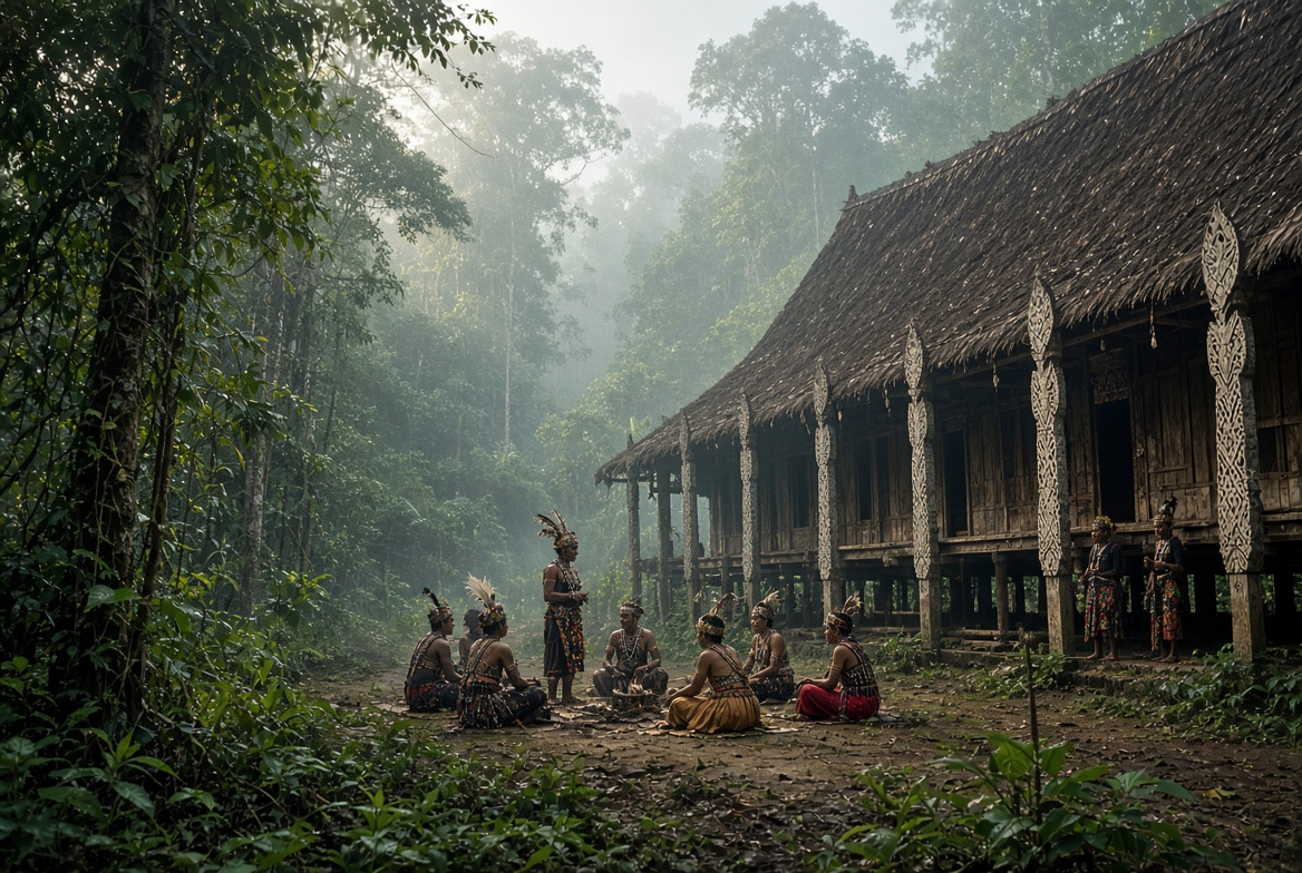 Adil ka Talino Bacuramin ka Saruga Basengat ka Jubata Arti Pepatah Dayak