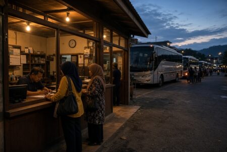 Agen Bus Malam Rekomendasi Tempat dan Cara Memesan Tiket